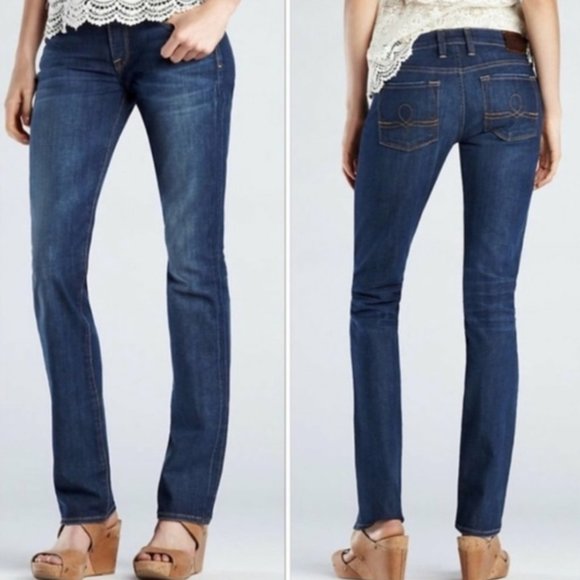 LUCKY Brand Sofia Medium Wash Straight Leg Jeans EUC sz 6 - Picture 7 of 7